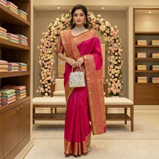 Vastrangan art silk saree price and shipping details